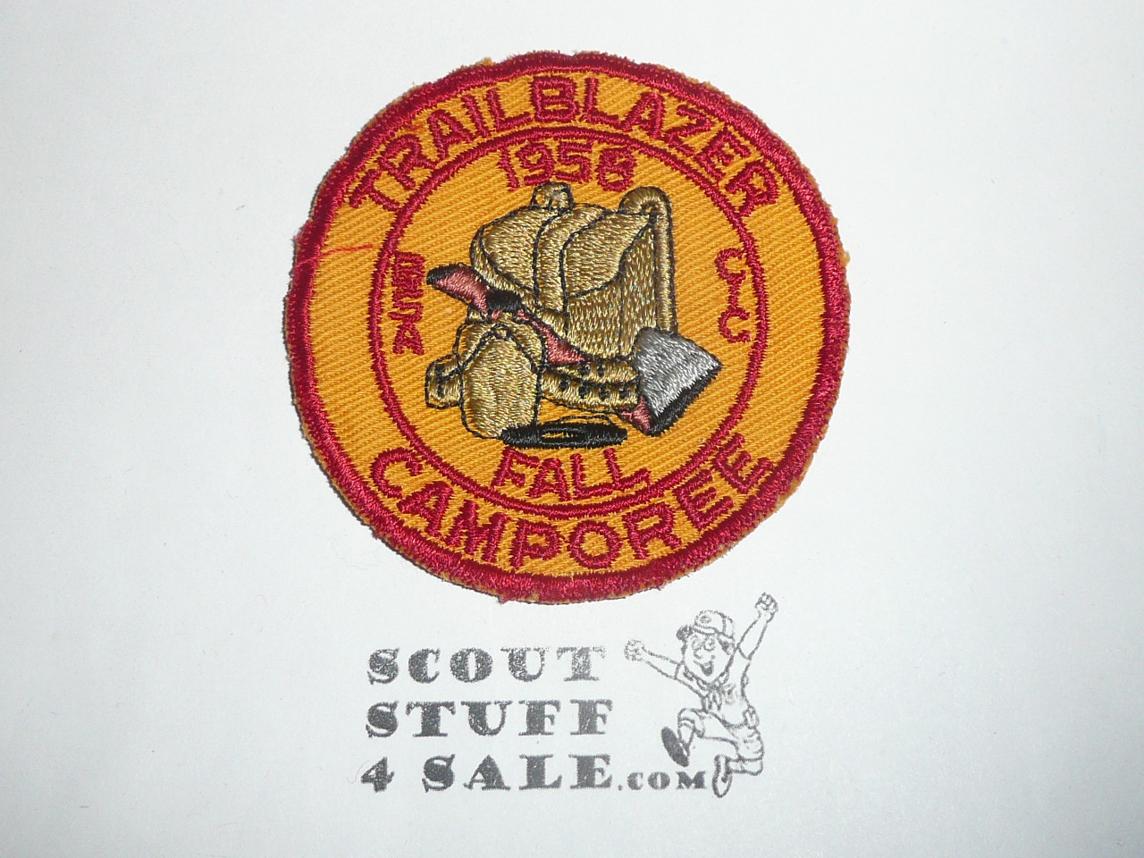 Central Indiana Council Trailblazer Camporee Patch, 1958