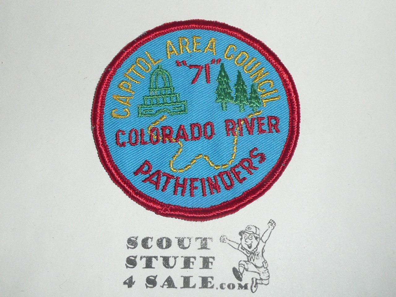 Capitol Area Council, Colorado River Pathfinders Patch, 1971