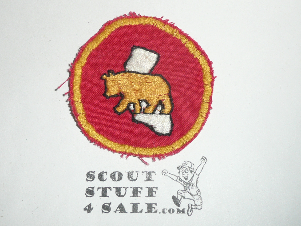 California State Fair Service Troop Patch, sewn