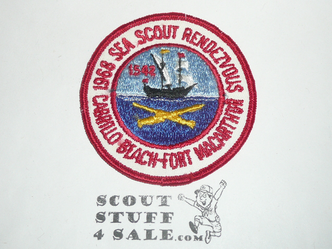 Sea Scout Rendezvous Patch, Cabrillo Beach California, 1968