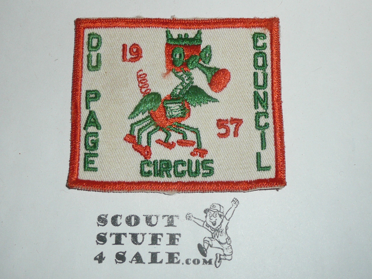 Du Page Area Council Scout Circus Patch, 1957