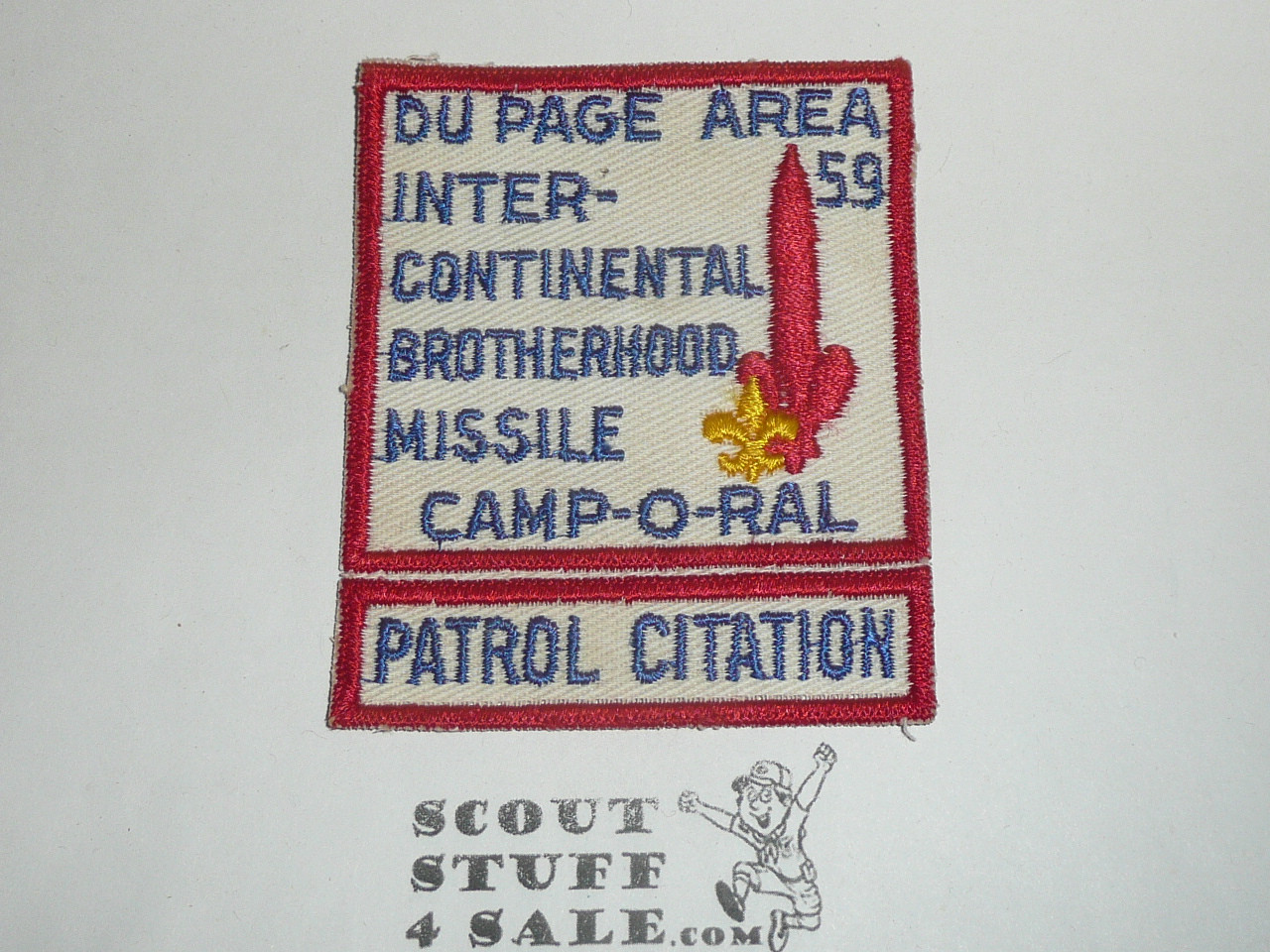 Du Page Area Council Camo-O-Ral Patch, 1959