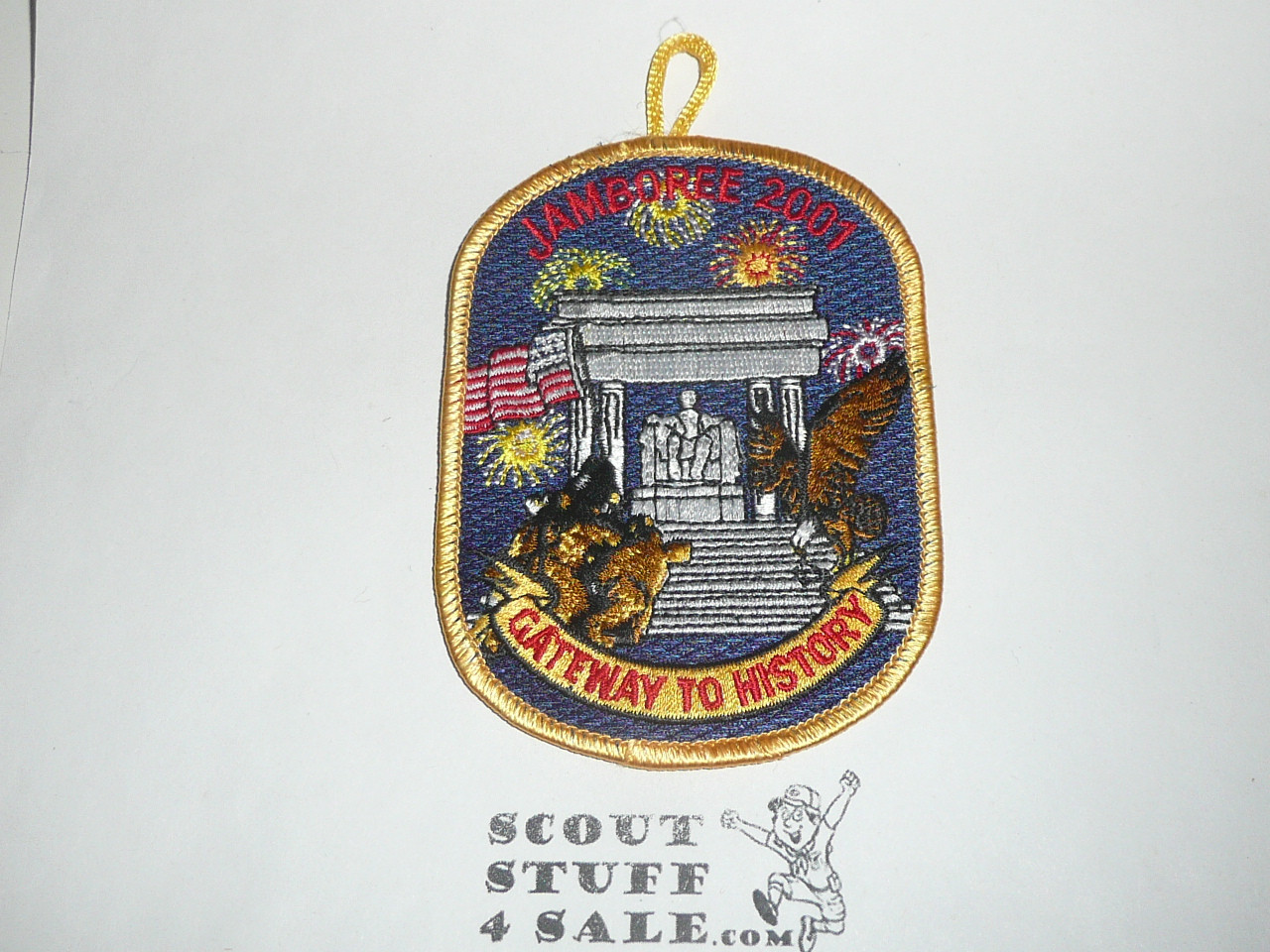 2001 National Jamboree Gateway to History Patch