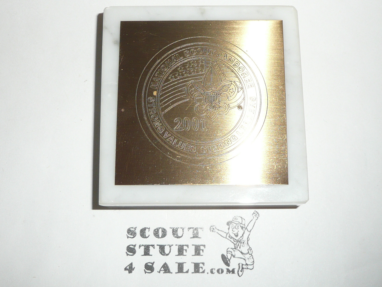 2001 National Jamboree Marble Paperweight