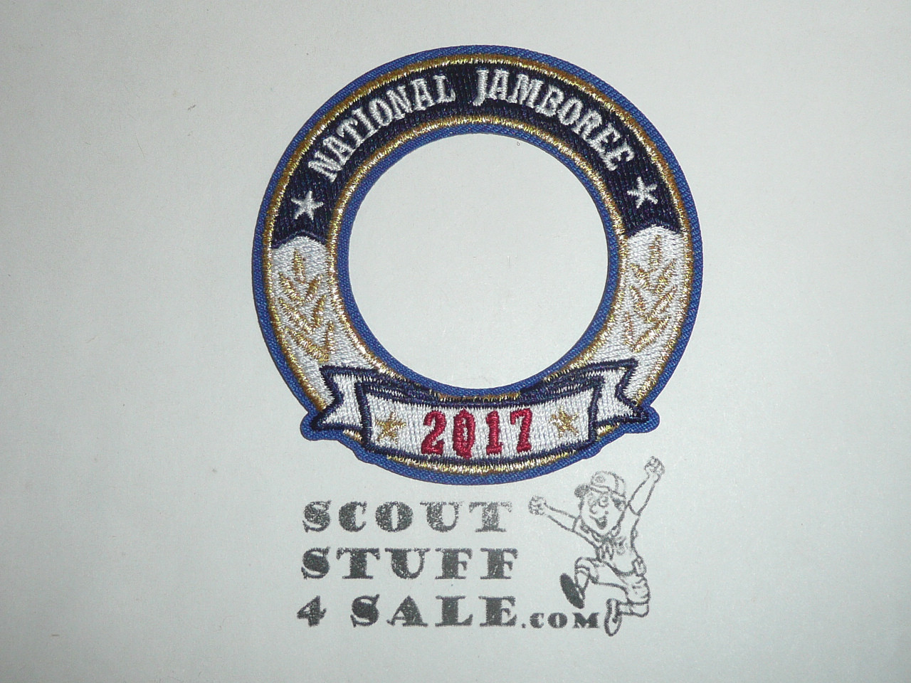 2017 National Jamboree Uniform World Crest Ring Patch