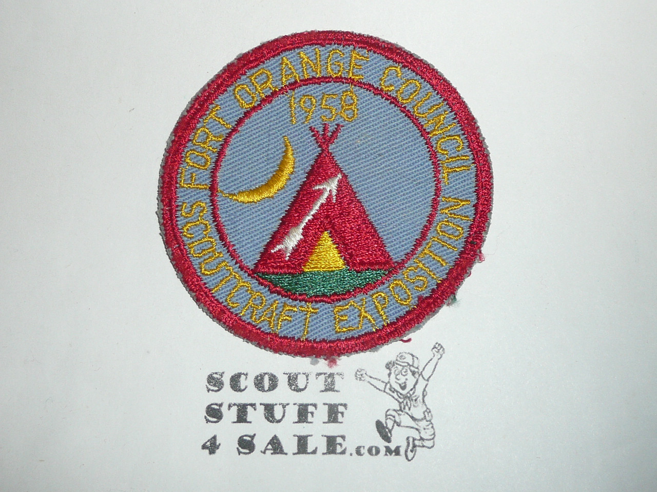 Fort Orange Council Scoutcraft Exposition Patch, 1958