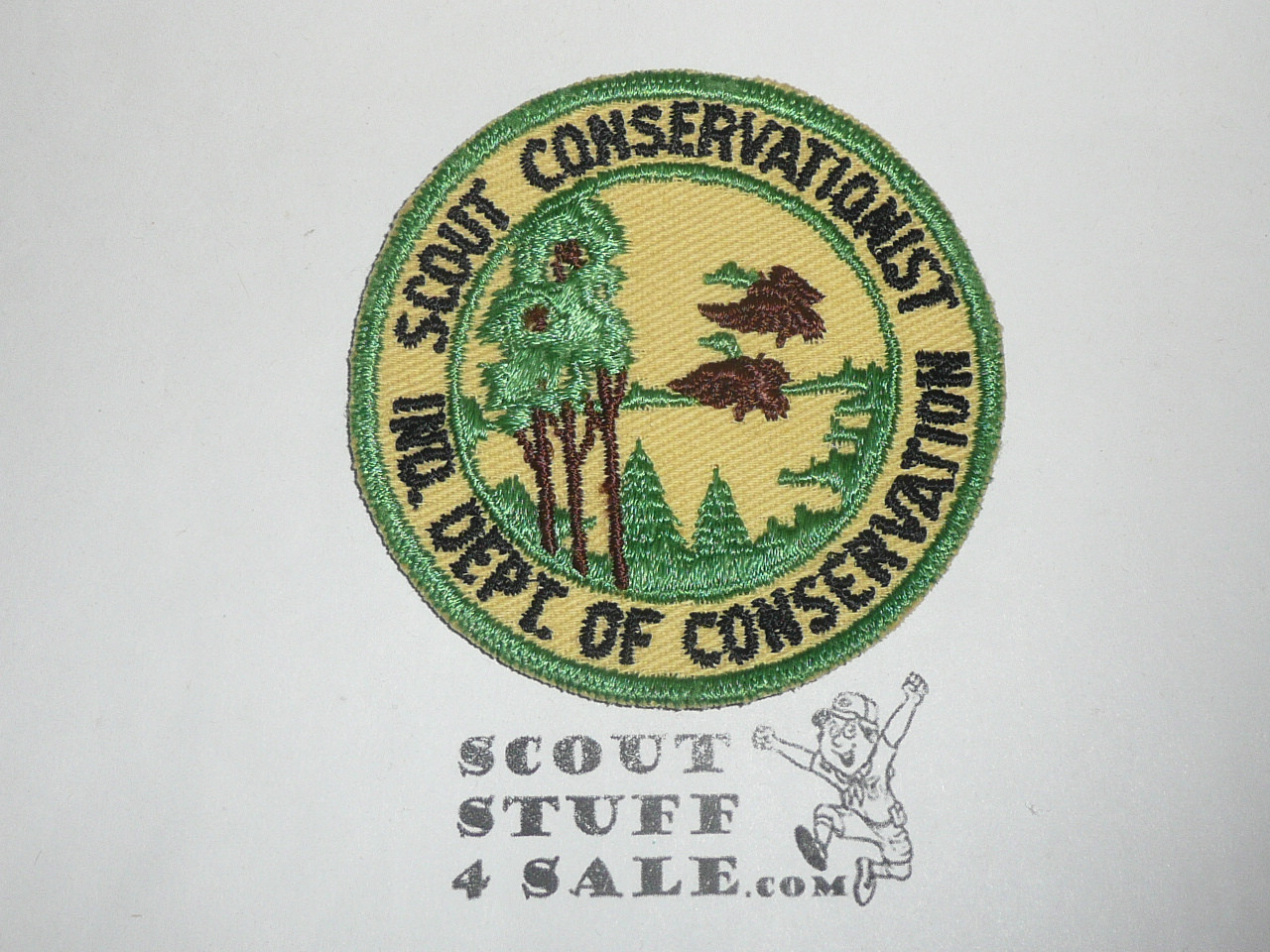 Scout Conservationist Patch, Indiana Department of Conservation