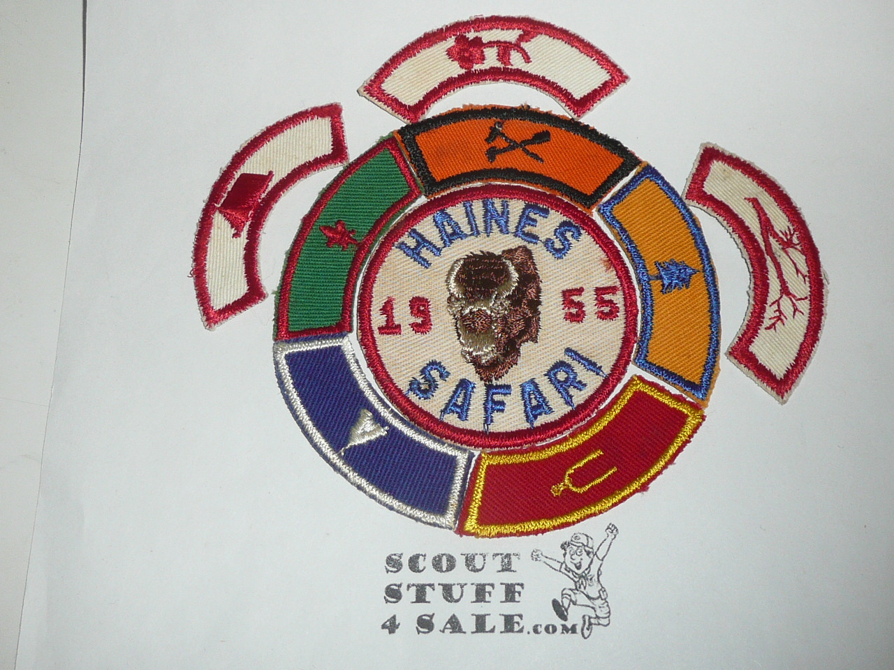 York Adams Council Haines Safari Patch with all segments, 1955