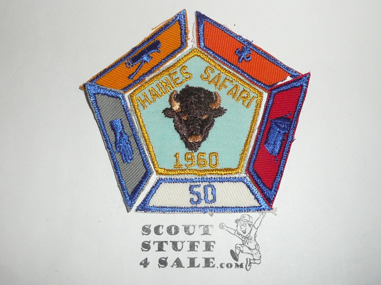 York Adams Council Haines Safari Patch with all segments, 1960, lite use