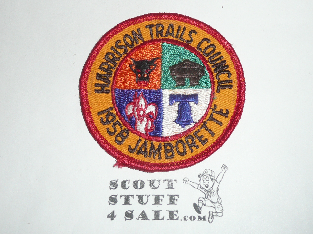 Harrison Trails Council Jamborette Patch, 1958