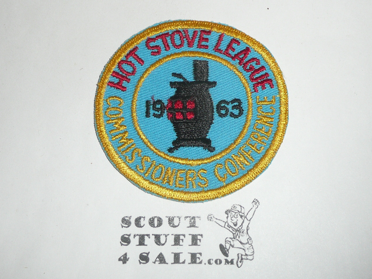 Hot Stove League Commissioners Conference Patch, 1963