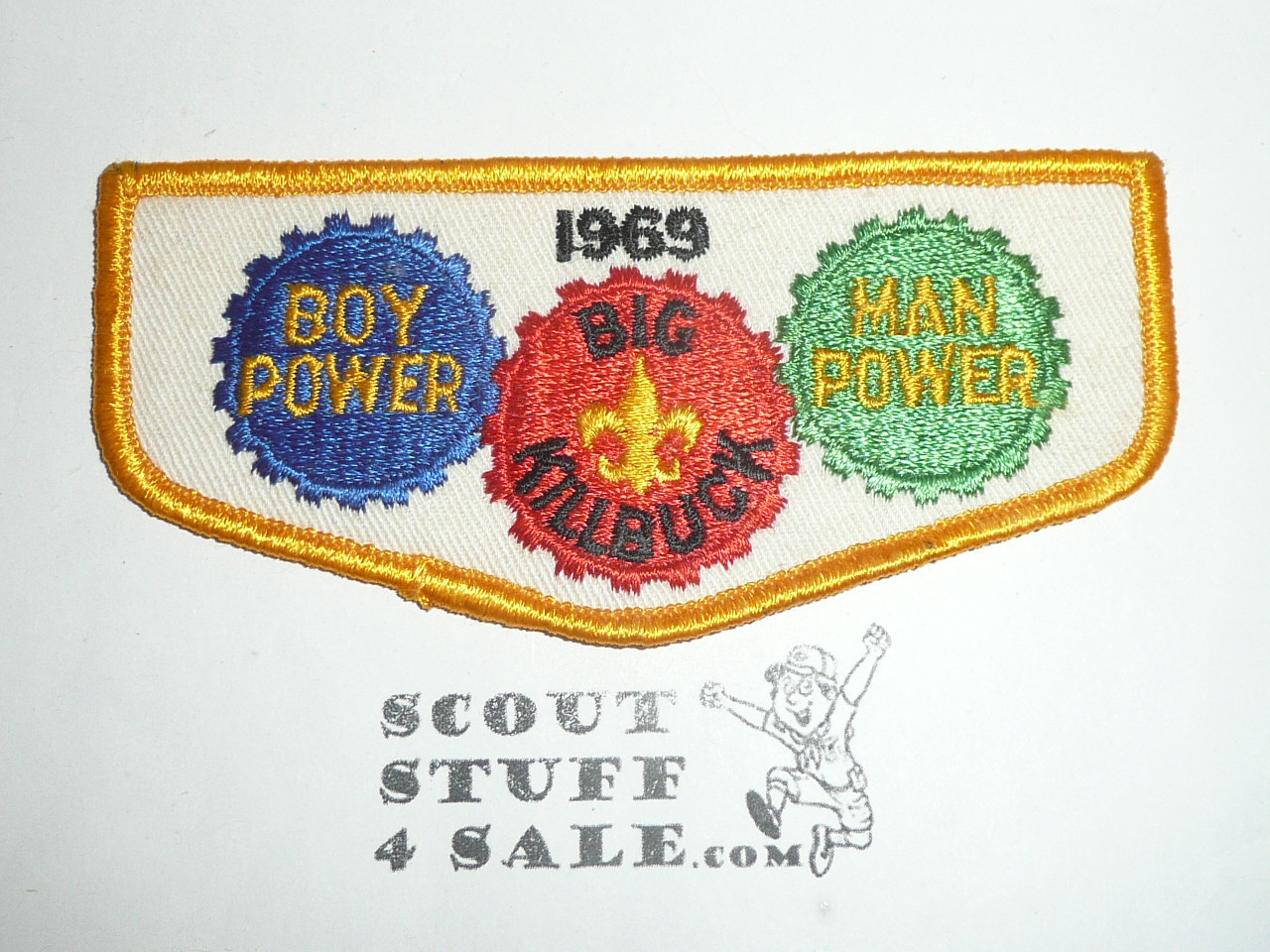 Big Killbuck Boy Power Man Power Flap Patch, 1969