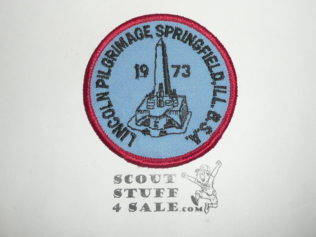1973 Lincoln Pilgrimage Patch - Boy Scout