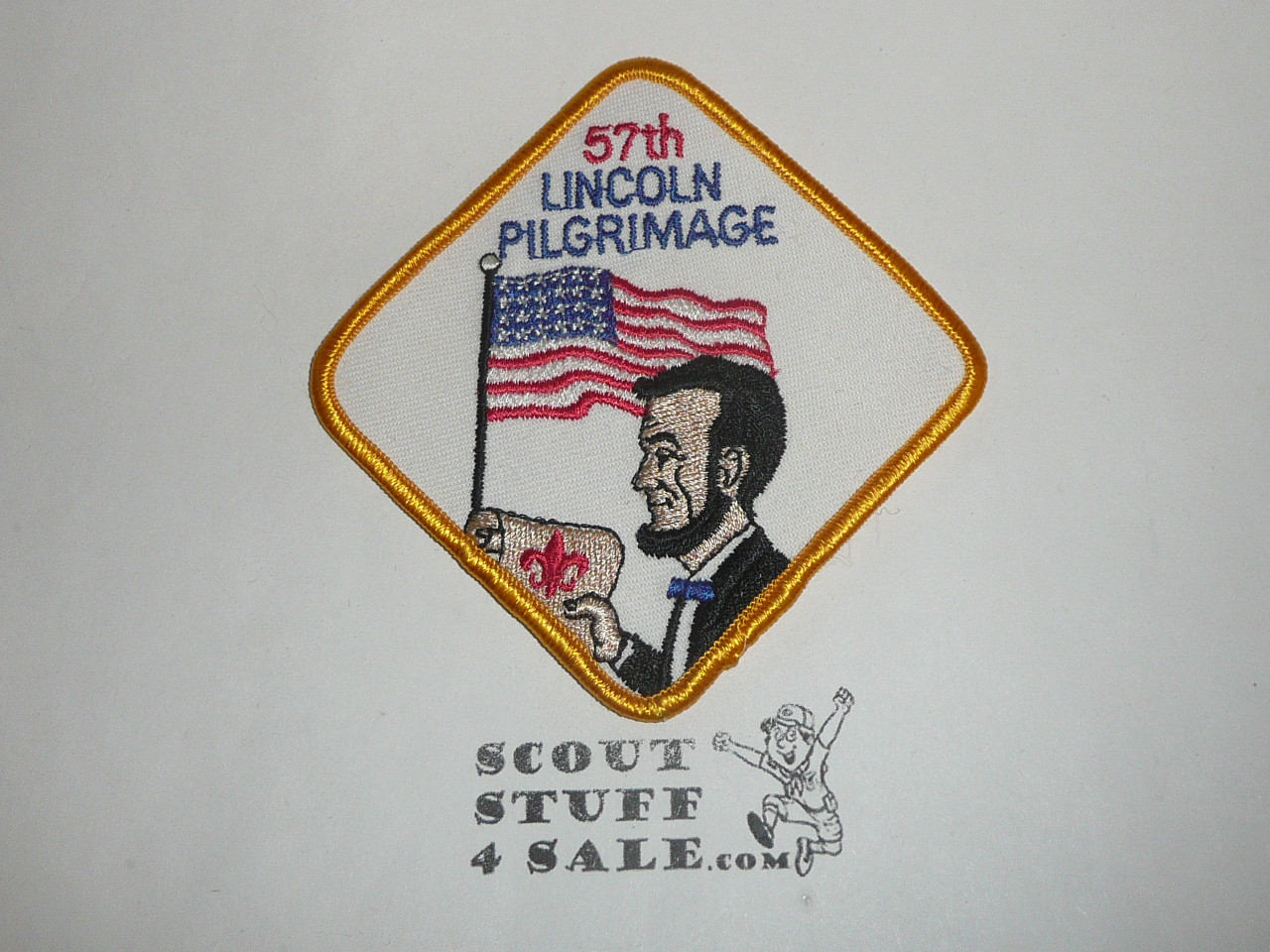 57th Lincoln Pilgrimage Patch - Boy Scout
