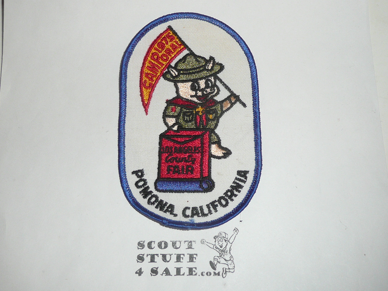 Los Angeles County Fair Boy Scout Camporal Patch, 1975