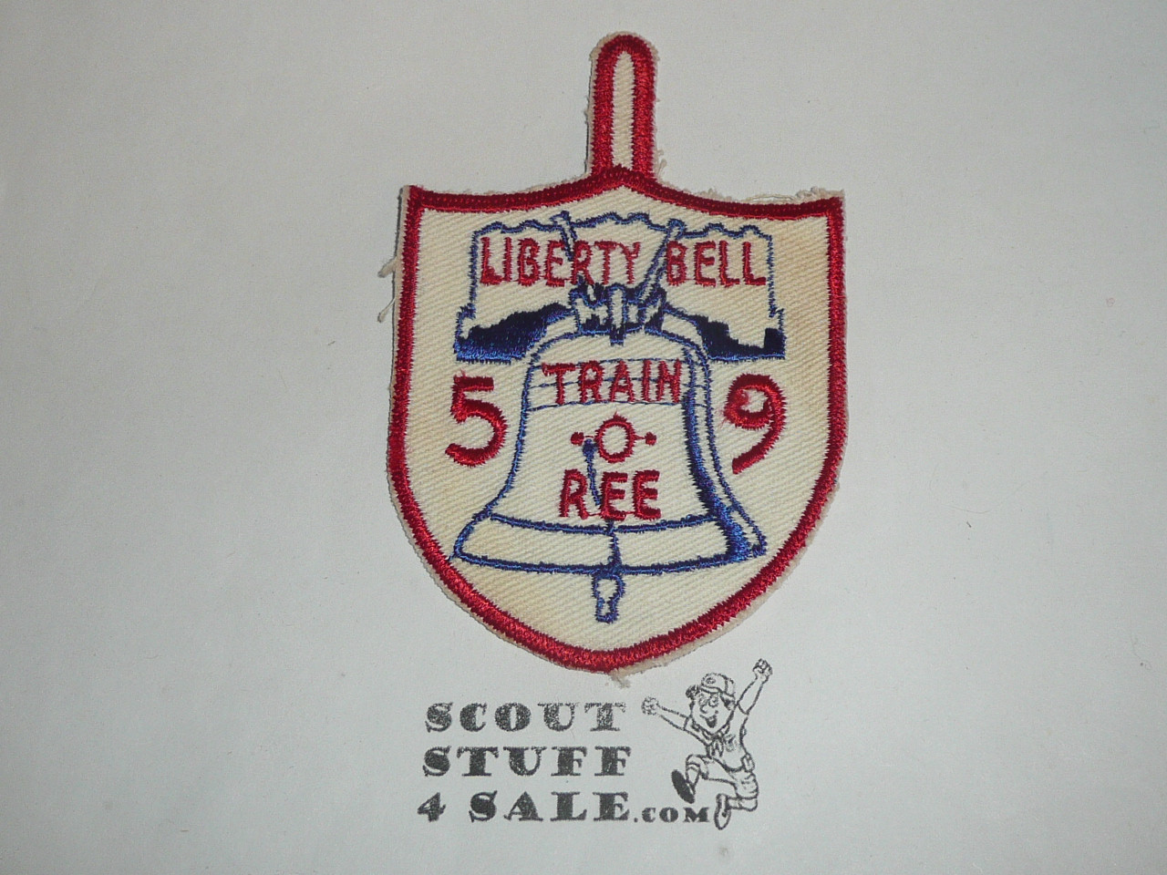 Liberty Bell Train-O-Ree Patch, 1959
