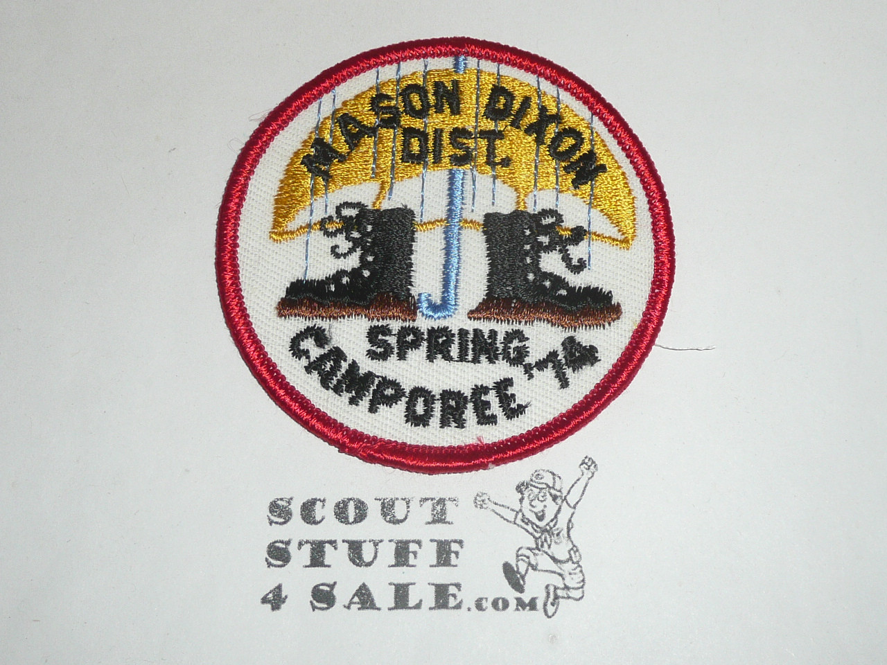 Mason-Dixon Council Sping Camporee Patch, 1974