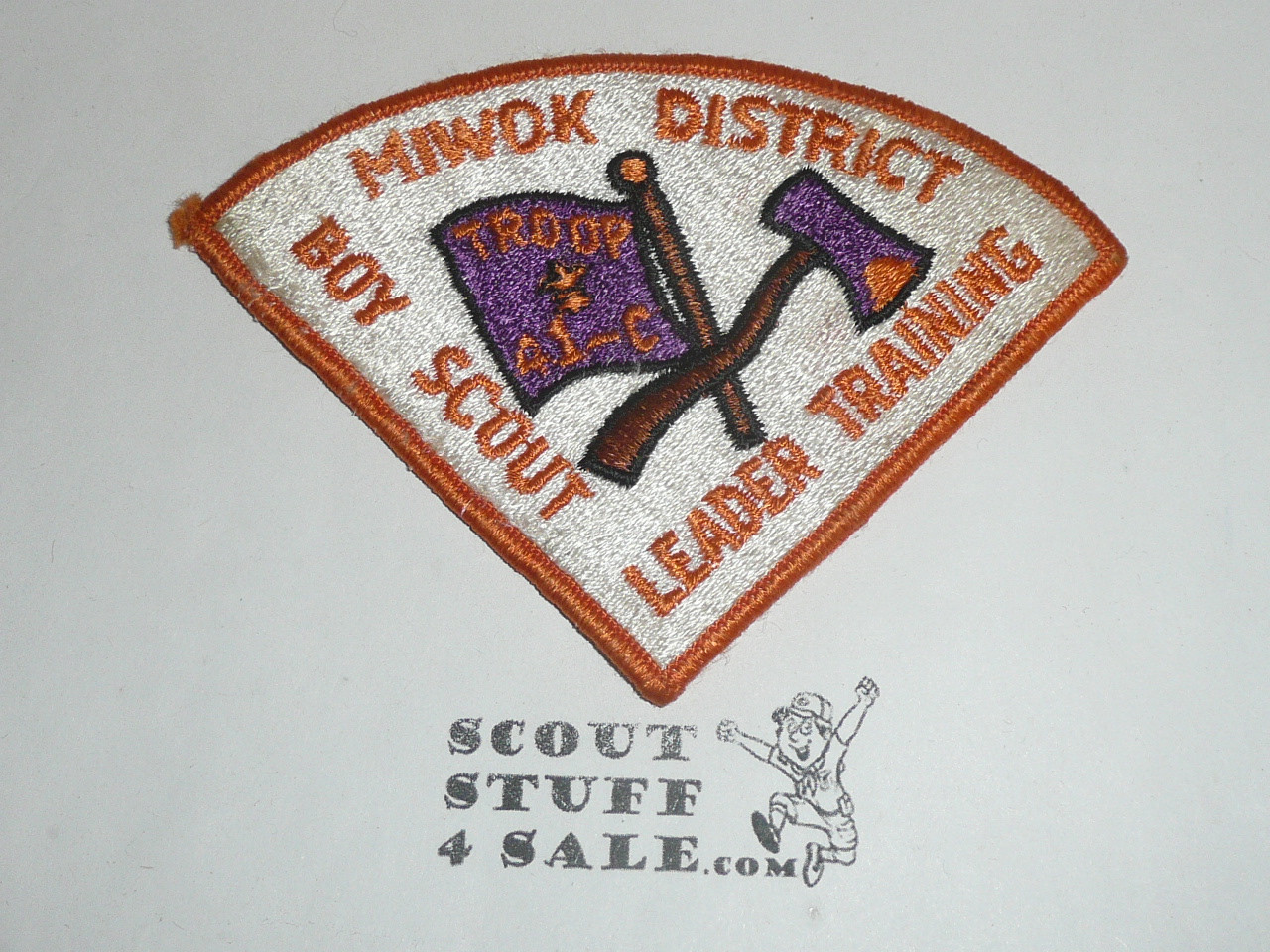 Miwok District Boy Scout Leader Training Patch, r/e