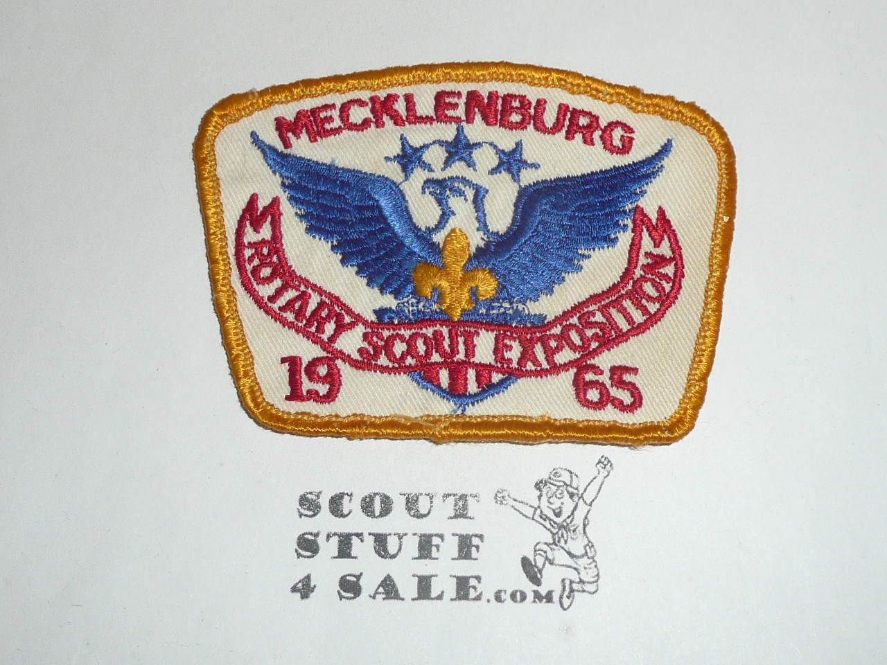 Mecklenburg Rotary Scout Explosition Patch, 1965, lite use