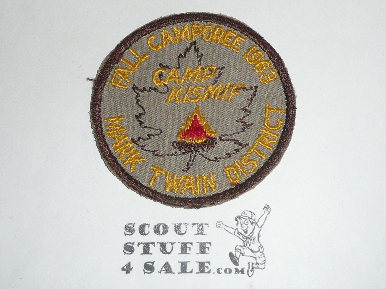 Mark Twain District Camporee Patch, Camp Kismif, 1963