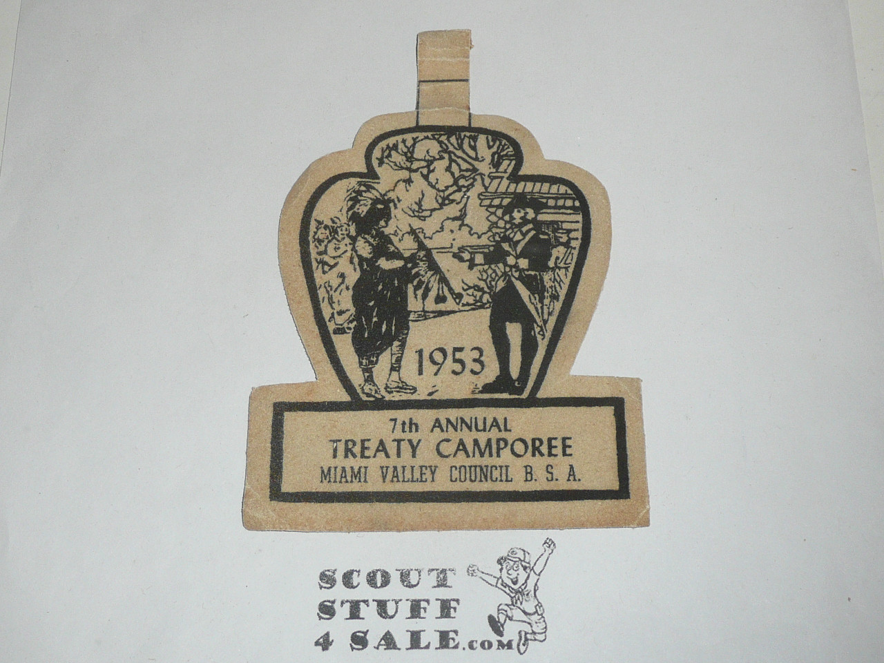 Miami Valley Council Treaty Camporee Patch, 1953