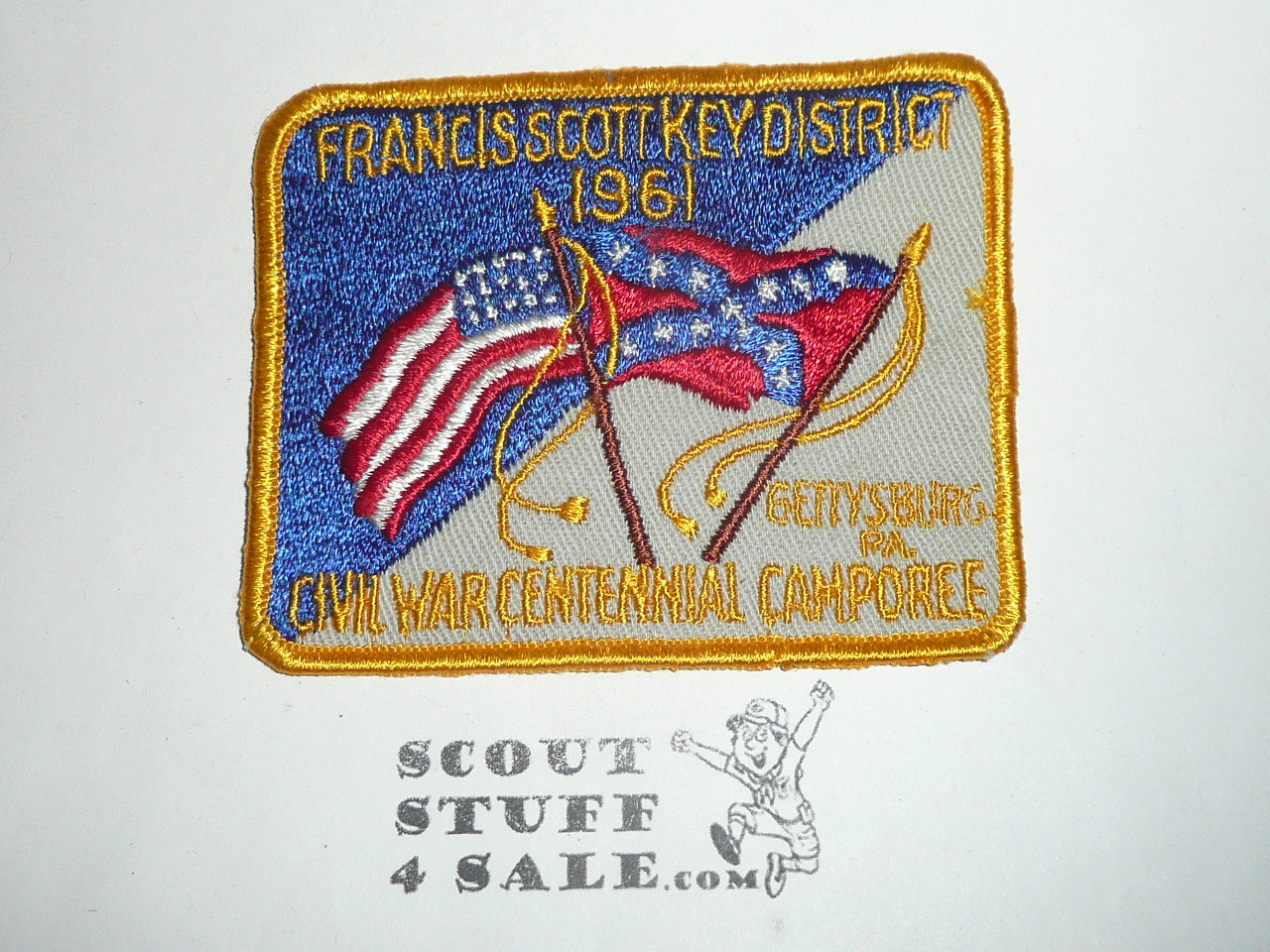 National Capital Area Council Francis Scott Key Camporee Patch, 1961