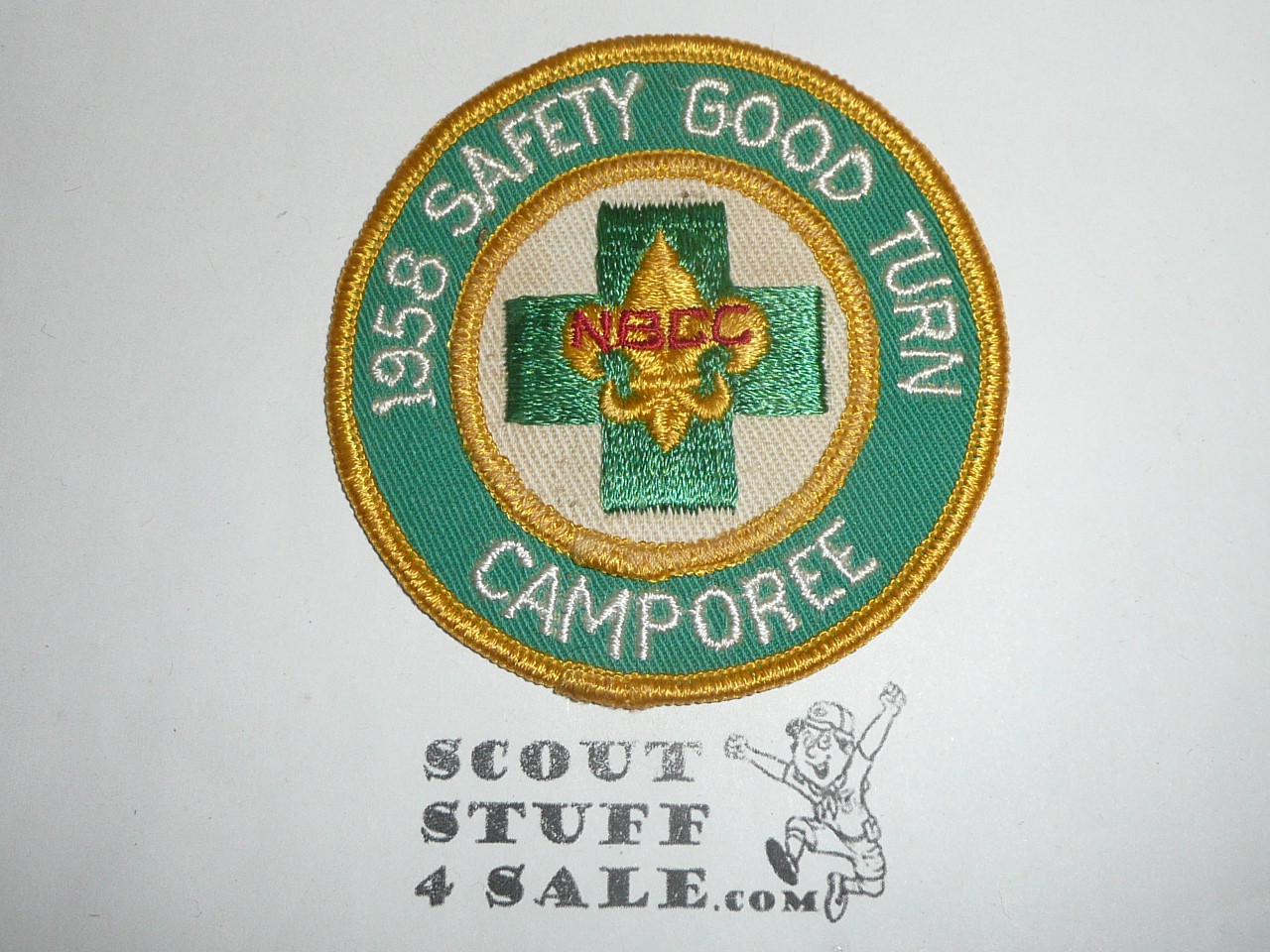 North Bergen County Council Safety Good Turn Camporee Patch, 1958