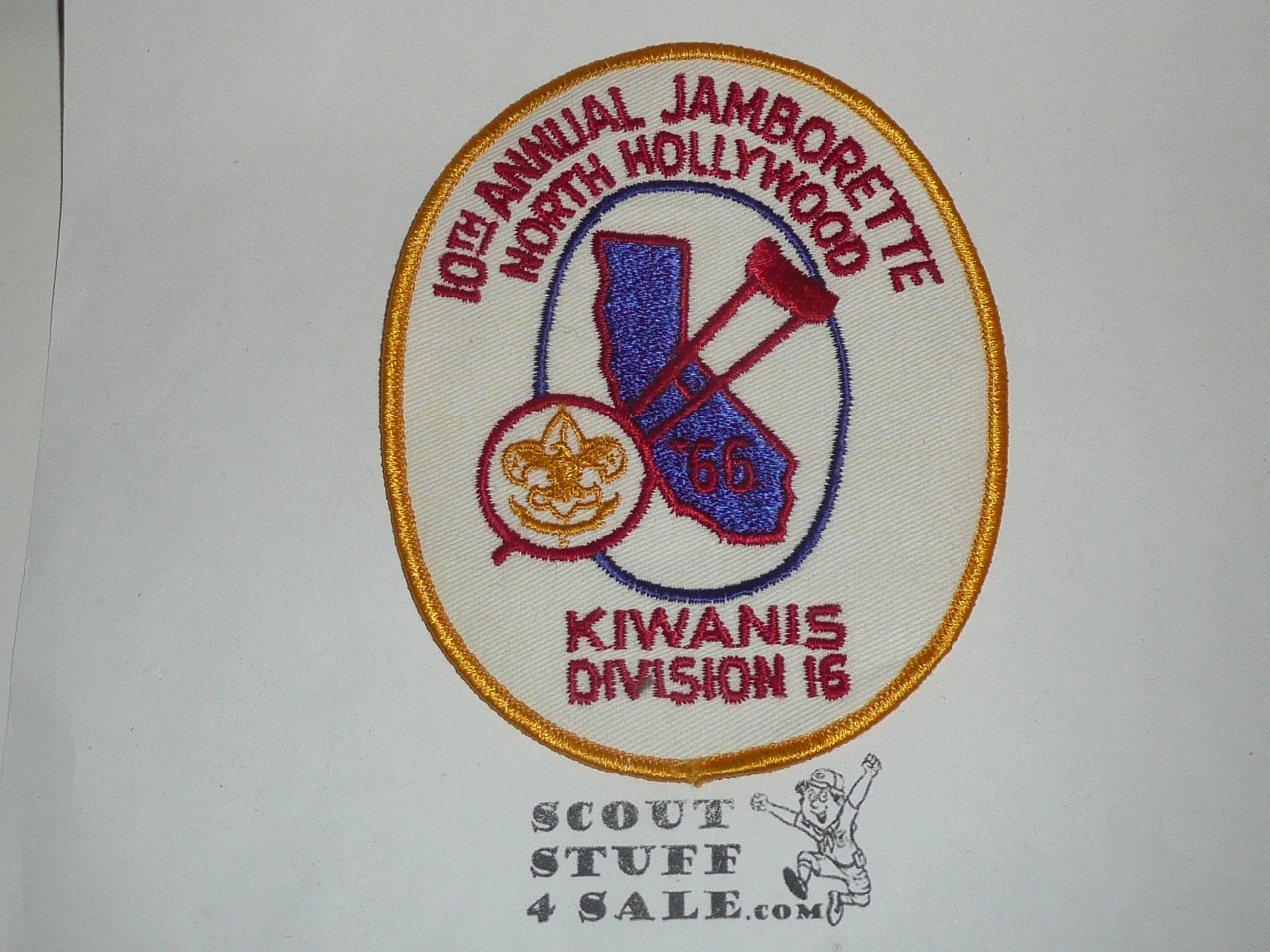 10th Annual Handicapped Jamborette Patch, North Hollywood California, 1966