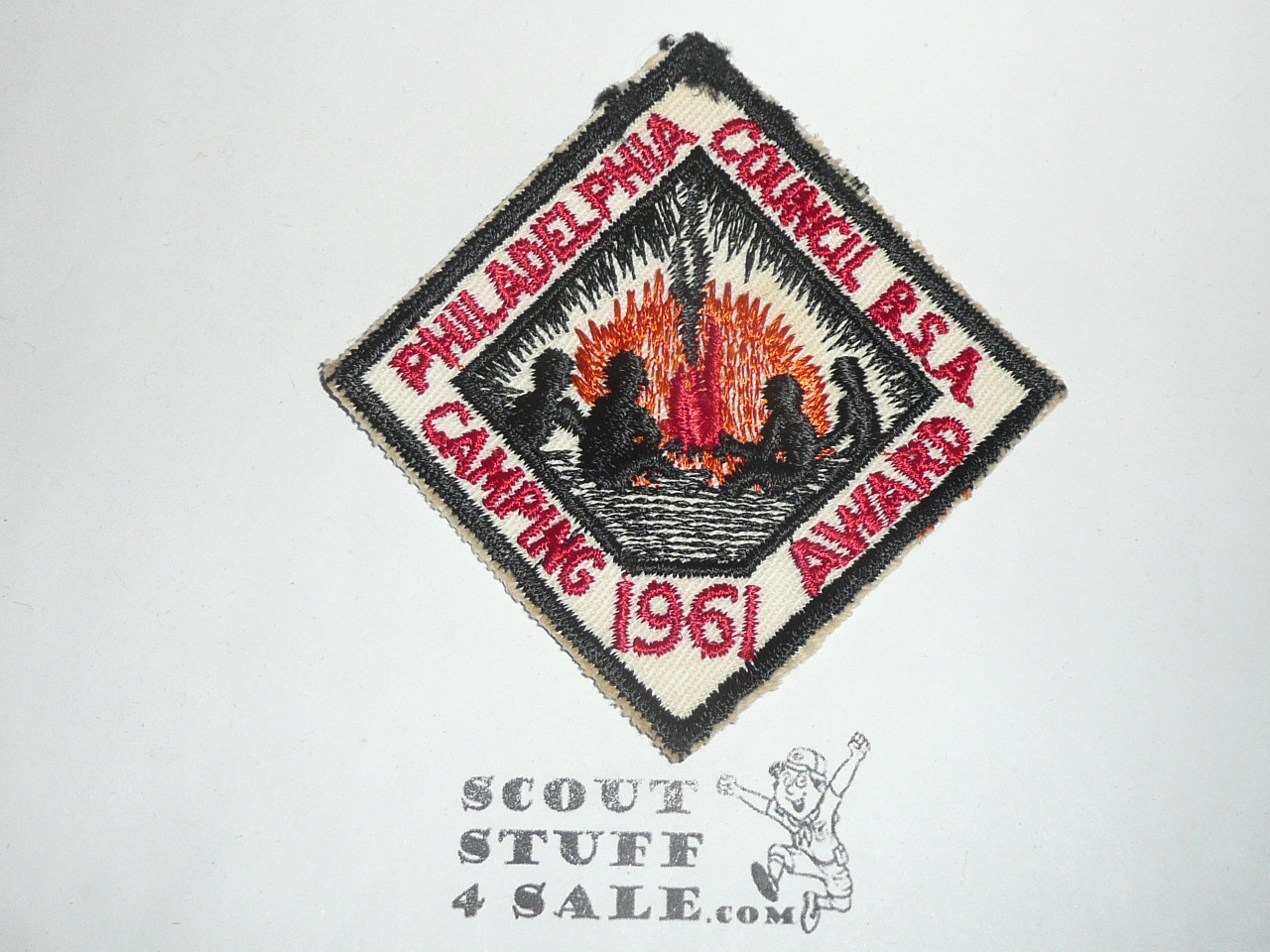 Philadelphia Council Camping Award Patch, 1961