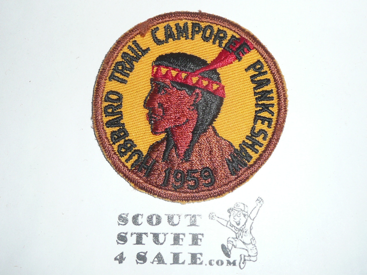Piankeshaw Council Hubbard Trail Camporee Patch, 1959