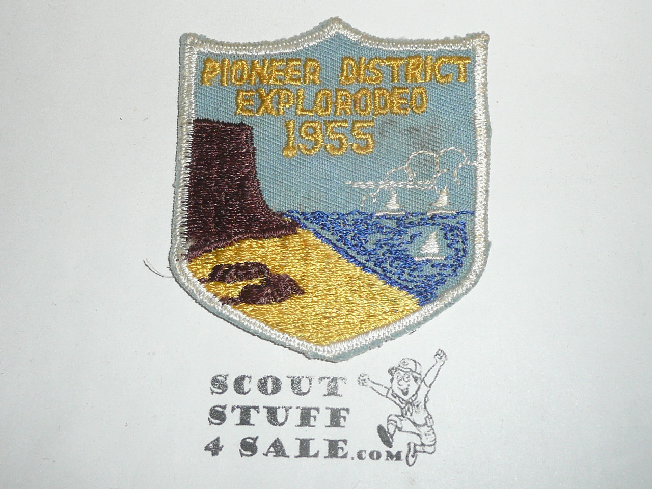 Pioneer District Explorodeo Patch, 1955