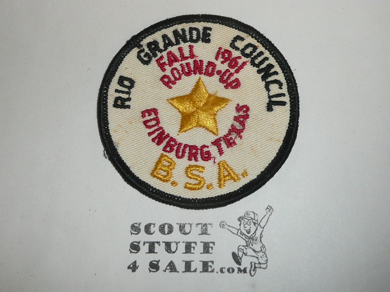 Rio Grande Council Round-Up Patch, 1961