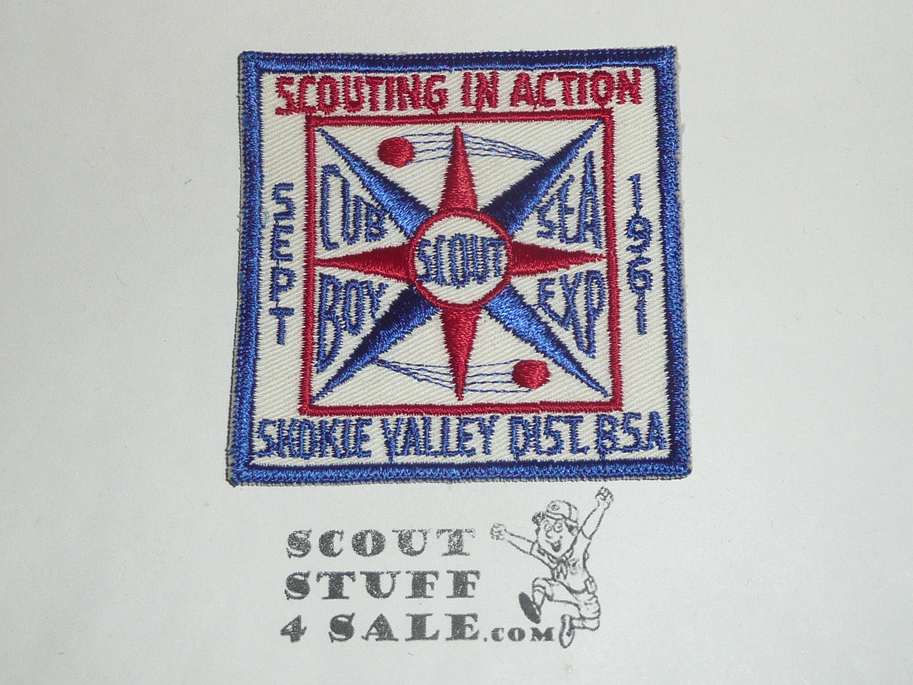 Northwest Suburban Council Skokie Valley District Scouting in Action Patch, 1961