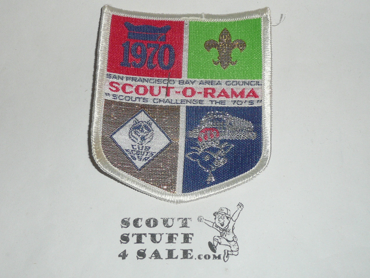 San Francisco Bay Area Council Scout-O-Rama Woven Patch, 1970