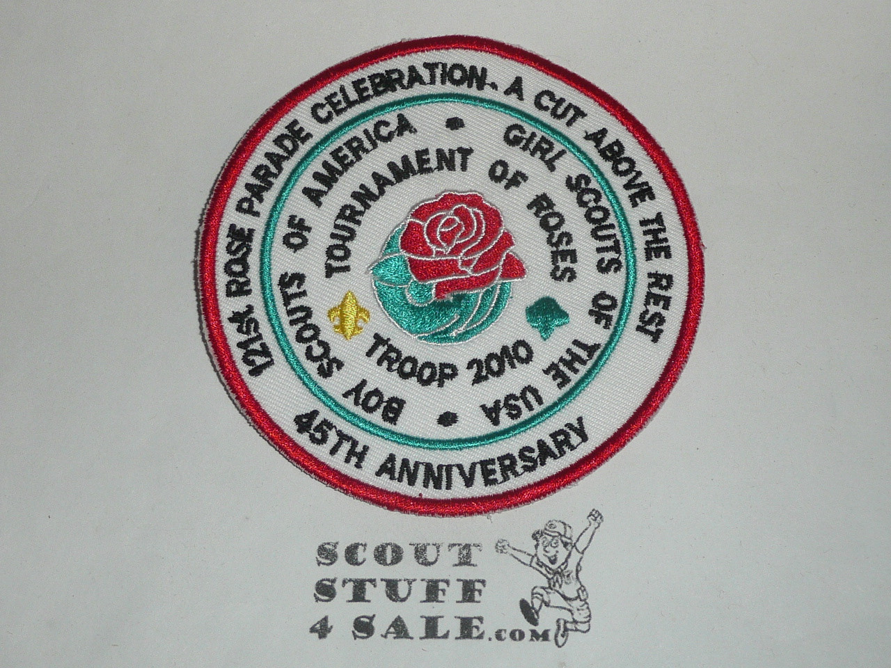 San Gabriel Valley Council Tournament of Roses Troop Patch, 2010