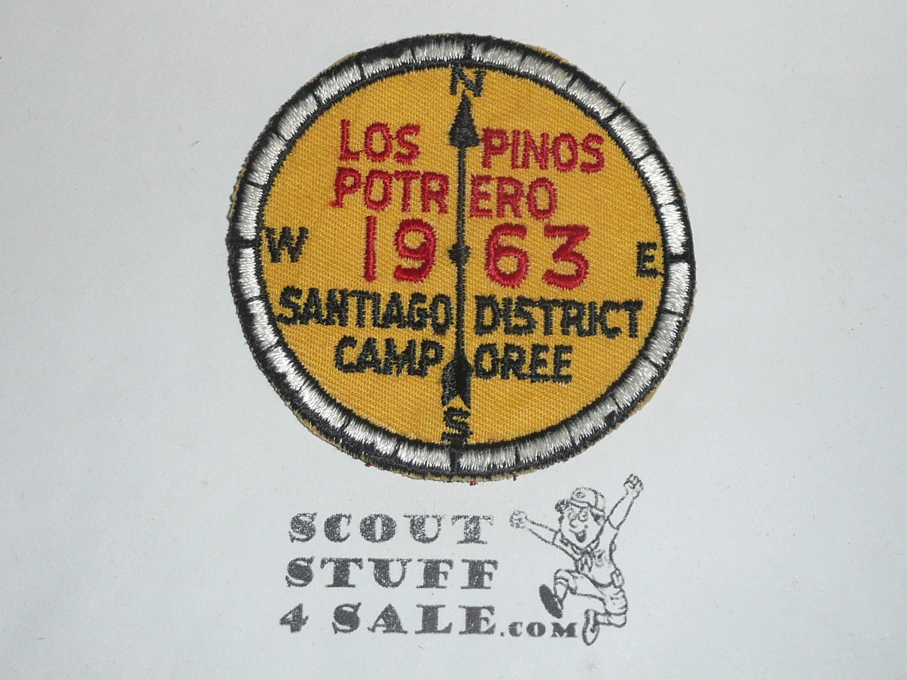 Santiago District Los Pinos Potrero Camporee Patch, 1963