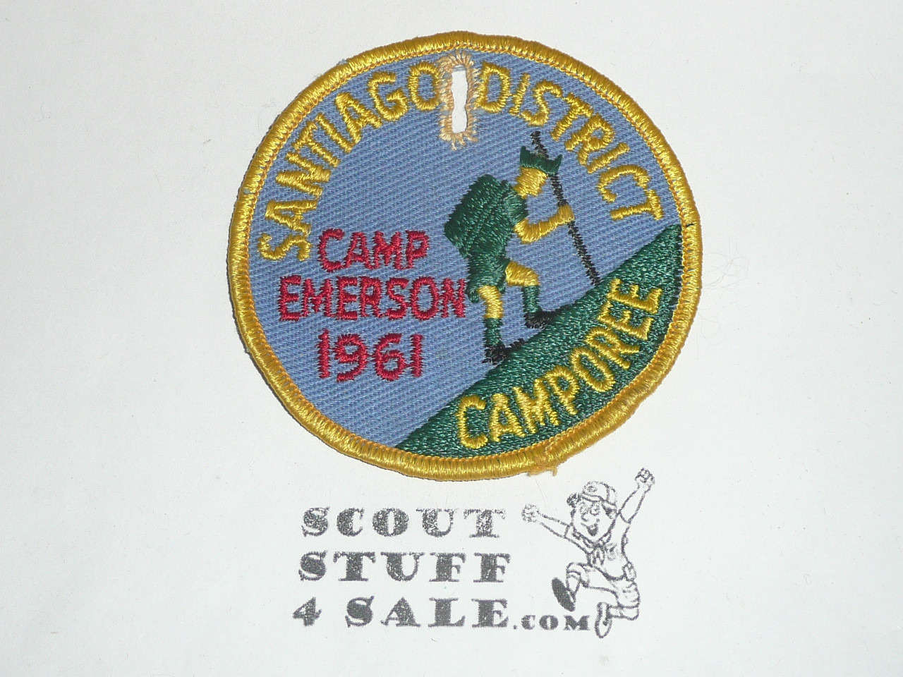Santiago District Camp Emerson Camporee Patch, 1961