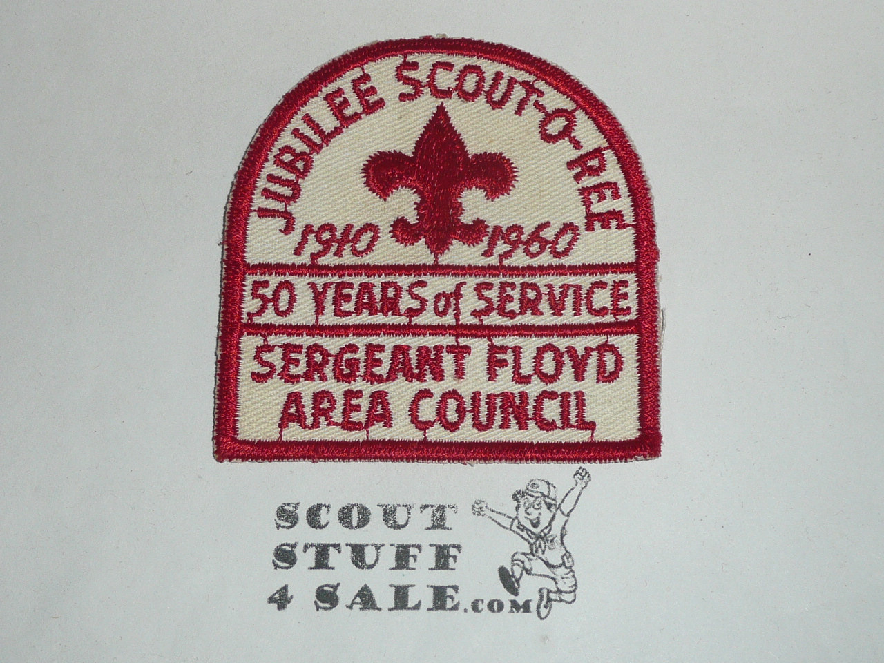 Sergeant Floyd Area Council Jubilee Scout-O-Ree Patch, 1960