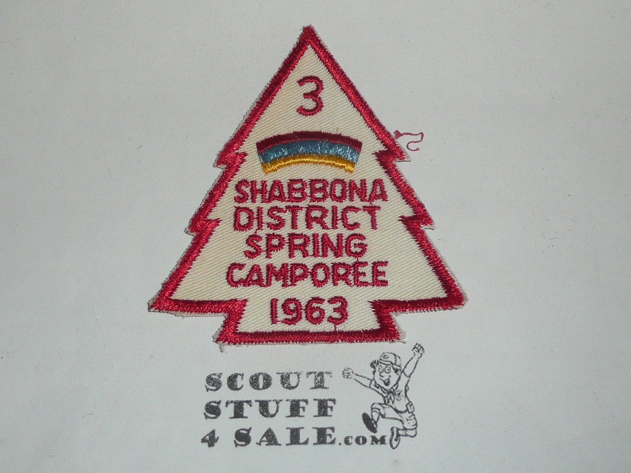 Shabbona District Spring Camporee Patch, 1963