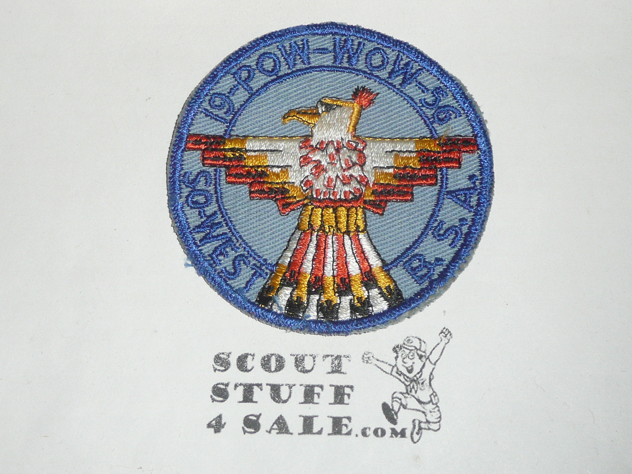 South West Pow Wow BSA Patch, 1956