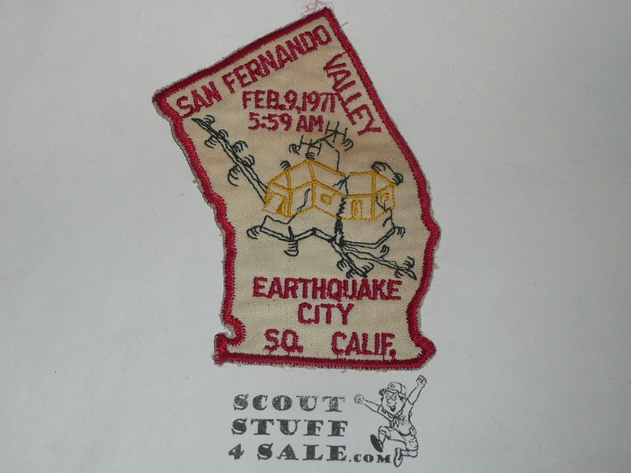 San Fernando Valley Earthquake City Patch, Feb. 9, 1971