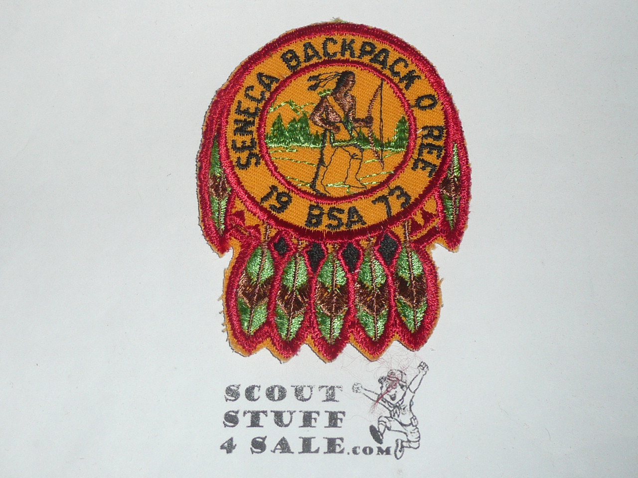 Seneca BackPack-O-Ree Patch, 1973