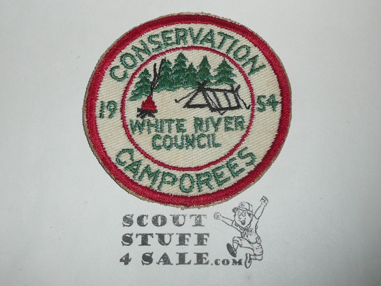 White River Council Camporee Patch, 1954