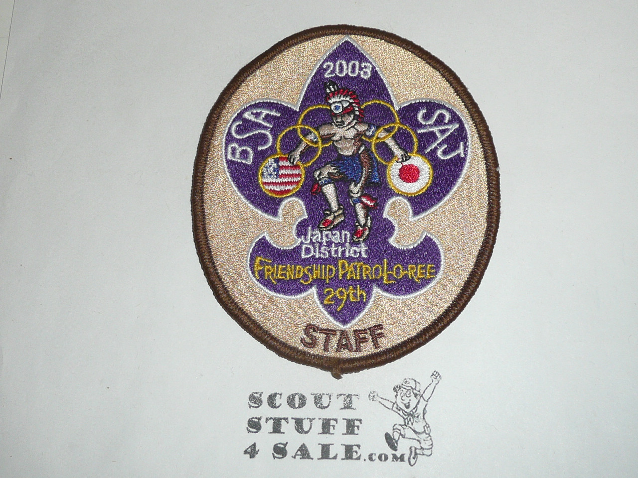 Far East Council Japan District Patrol-O-Ree STAFF Patch, 2003