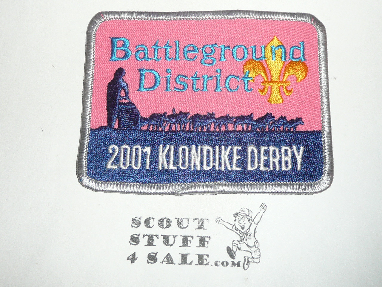 Far East Council Asia Battleground District Klondike Derby Patch, 2001