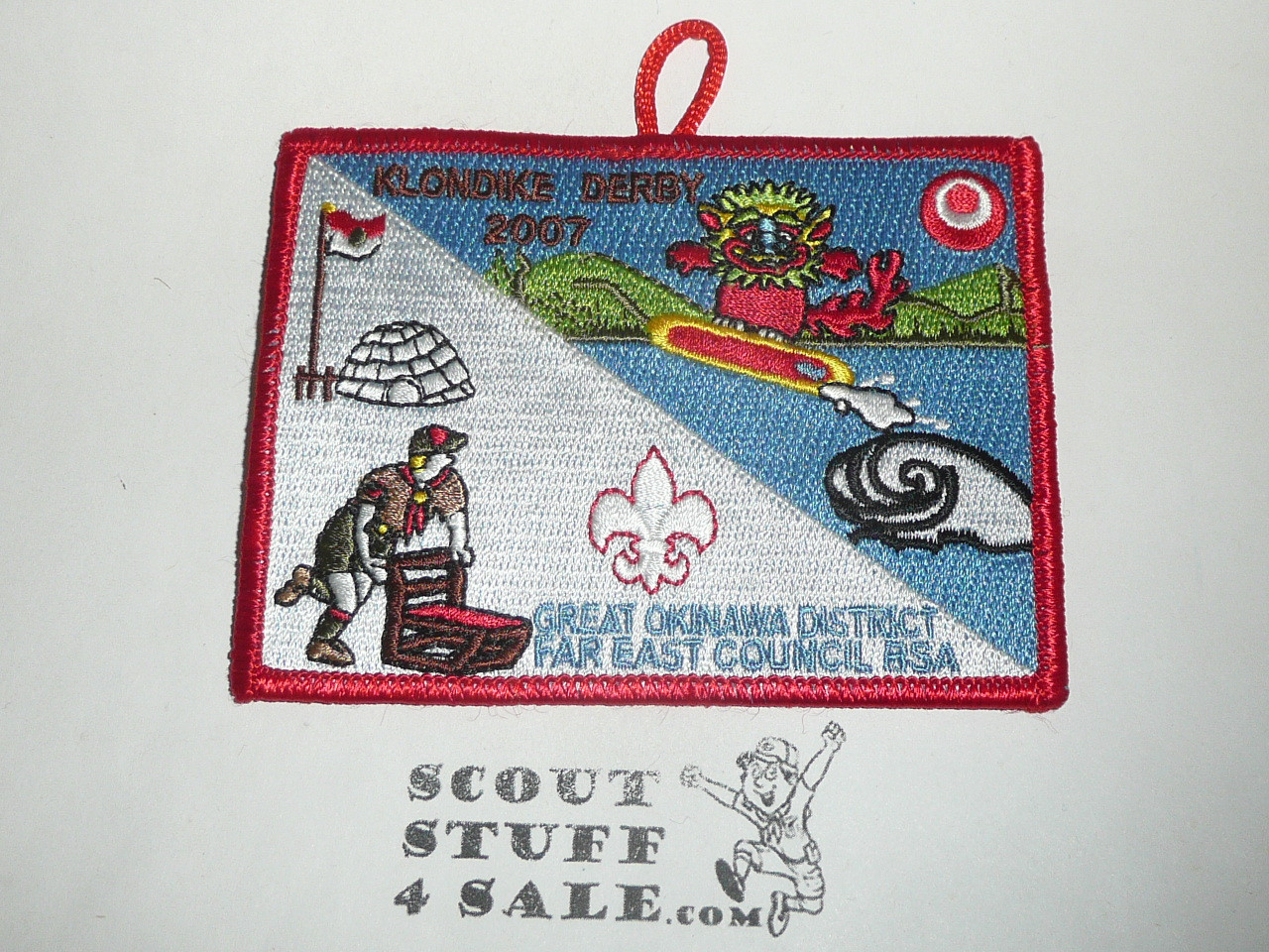 Far East Council Asia Great Okinawa District Klondike Derby Patch, 2007