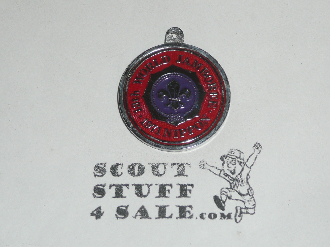 1971 Boy Scout World Jamboree Coin / Token / Pendant, Colorful