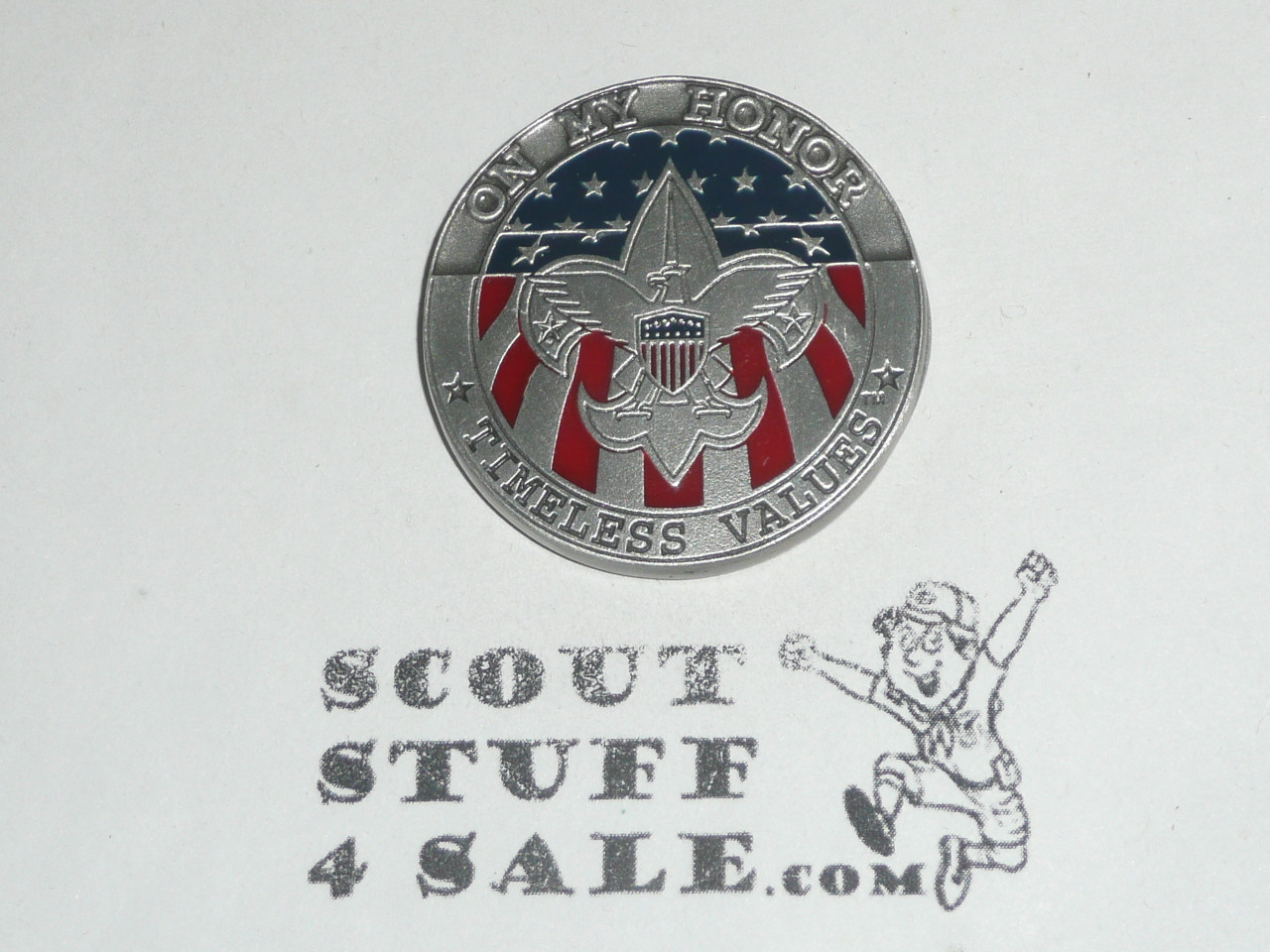 2003 Boy Scout World Jamboree On My Honor Timeless Values Challenge Coin / Token