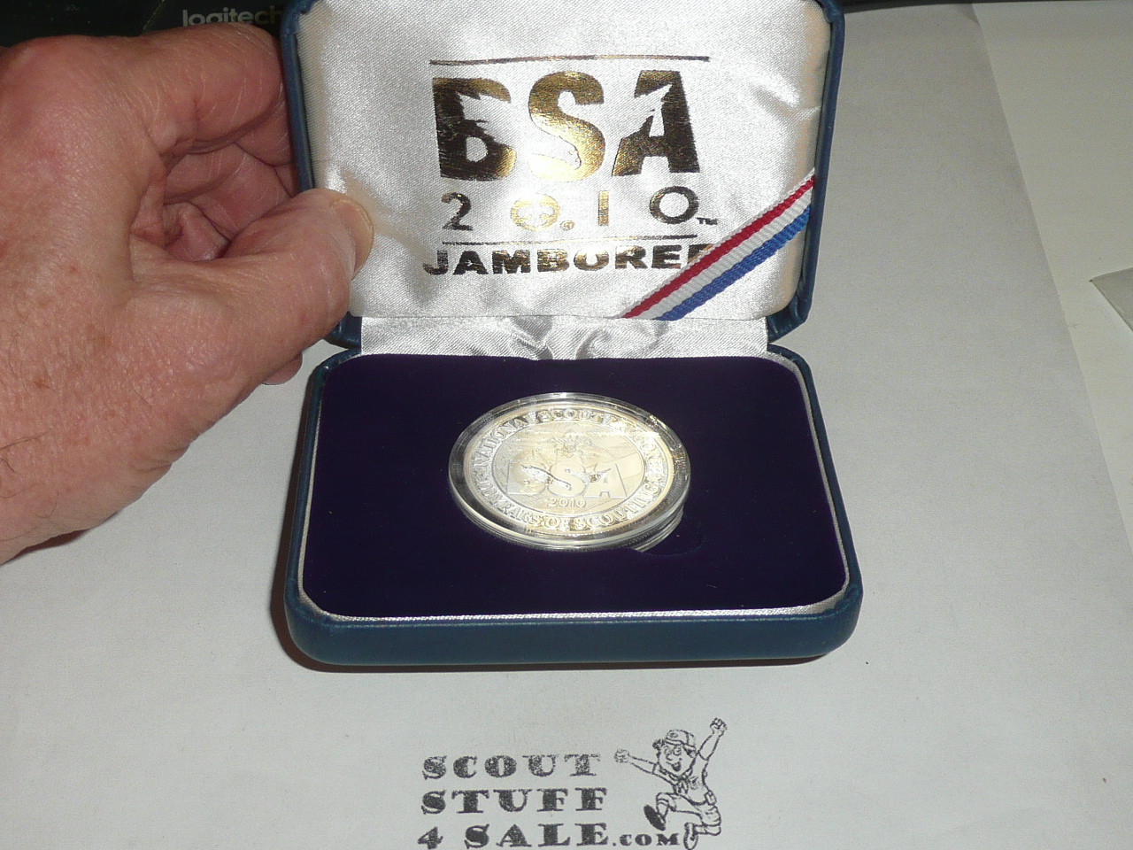 2010 National Jamboree .999 Sterling Silver 1 Ounce Coin/ Token