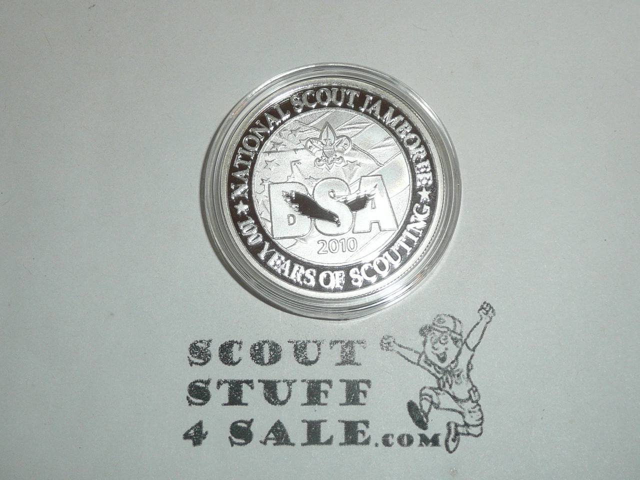 2010 National Jamboree .999 Sterling Silver 1 Ounce Coin/ Token